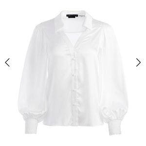Alice + Olivia COSIMA BUTTON DOWN BLOUSE NWT